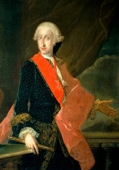 Porträtt av Ferdinand I av två Sicilien (Neapel av Francesco Liani