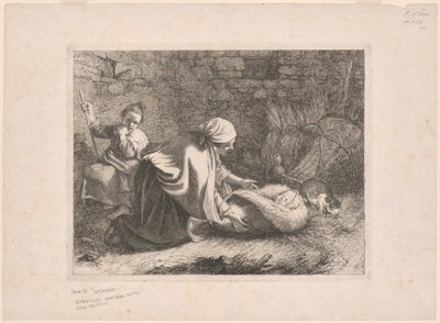 Tavel 12, från serien med 12 pastoralscener av Francesco Londonio