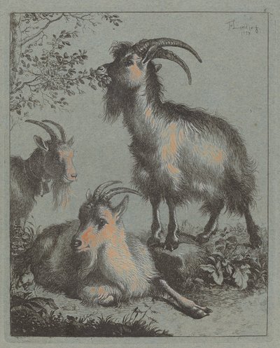Tre getter, 1758. av Francesco Londonio