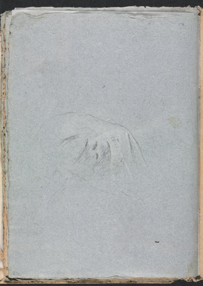 Verona Skissbok: Draperi sida 20, 1760. av Francesco Lorenzi