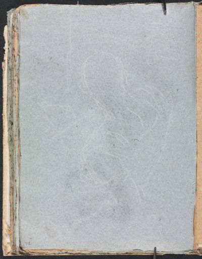 Verona Skissbok: Figurstudie sida 72, 1760. av Francesco Lorenzi