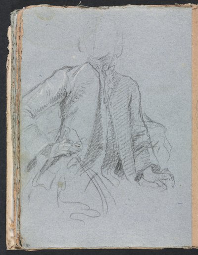 Verona Skissbok: Gentleman sida 54, 1760. av Francesco Lorenzi