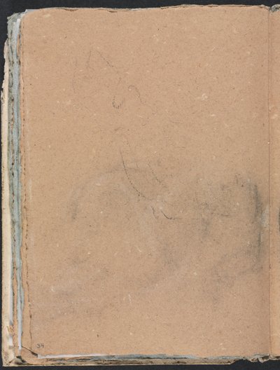 Verona Skissbok: Otydlig form sida 34, 1760. av Francesco Lorenzi