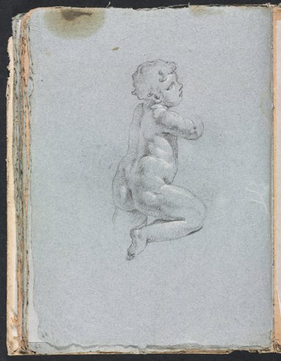 Verona Skissbok: Putto i profil (sida 64) av Francesco Lorenzi