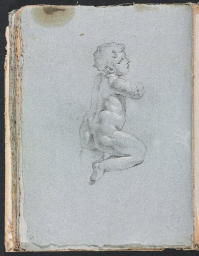 Verona Skissbok: Putto på profilsidan 64, 1760. av Francesco Lorenzi