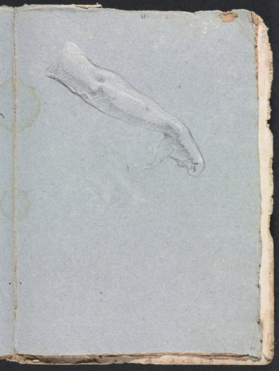 Verona Skissbok: Höger arm och hand sida 95, 1760. av Francesco Lorenzi