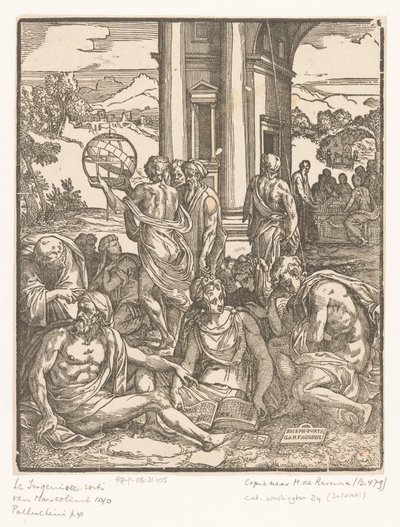 Tuin der tankar Tankarnas trädgård av Francesco Marcolini (possibly)