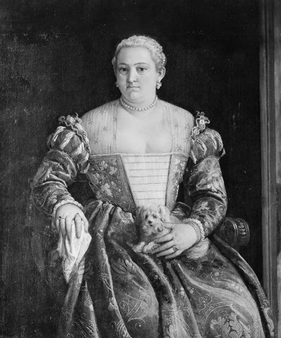 Porträtt av en kvinna. av Francesco Montemezzano