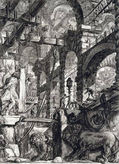 Fängelse V av Francesco Piranesi