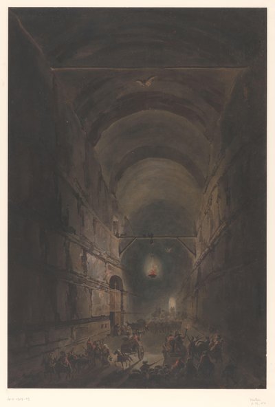Grotto av Posillipo Grottan av Posillipo vid Neapel av Francesco Piranesi
