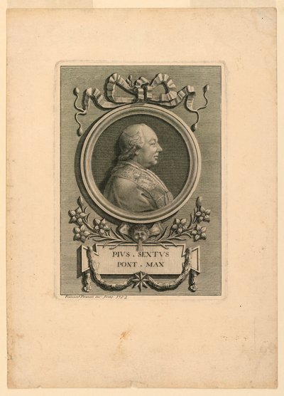 Påve Pius VI (1775-1799) av Francesco Piranesi