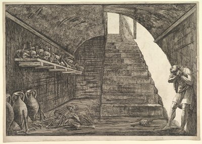 Prison Scene.n.d. av Francesco Piranesi