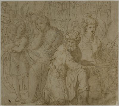 Del av The Truimph and Exploits of Furius Camillus av Francesco Salviati