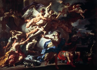 Boreas raping Orythia, av Francesco Solimena (1657-1747), olja på duk, 99x135 cm. av Francesco Solimena