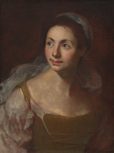 Porträtt av en flicka av Francesco Solimena