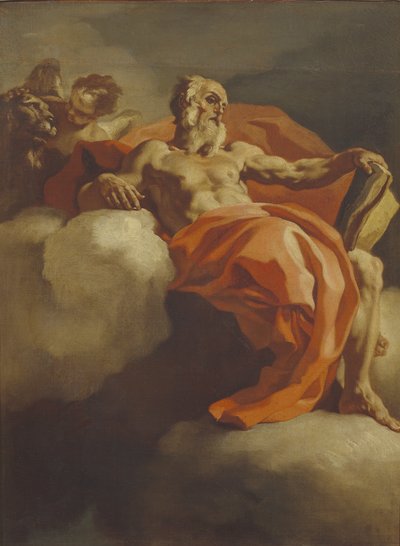 Saint Hieronymus, ca 1693. av Francesco Solimena