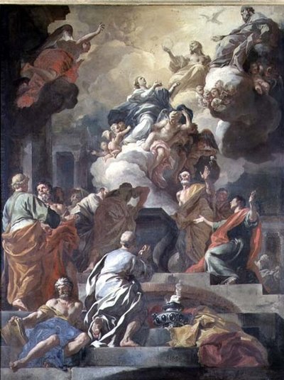 Jungfruns antagande av Francesco Solimena