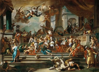 Utvisningen av Heliodorus från templet av Francesco Solimena