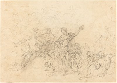 Bacchus och Ariadnes äktenskap av Francesco Solimena