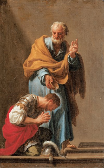 St Peter döper centurionen Cornelius av Francesco Trevisani