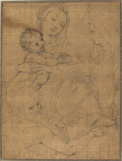 Mystiskt äktenskap mellan Saint Catherine och Saint Hieronymus av Francesco Vanni