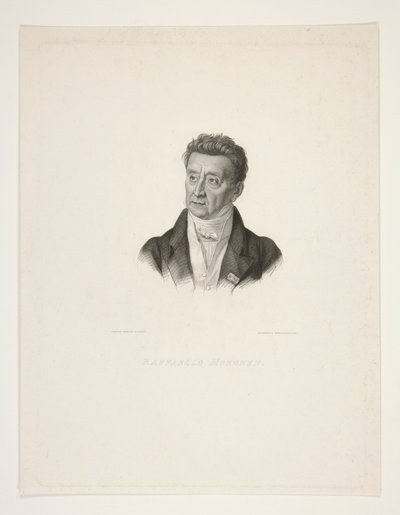 Porträtt av Raphael Morghen av Francesco Vendramini