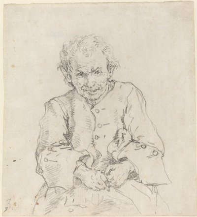 Sittande bonde av Francesco Zuccarelli