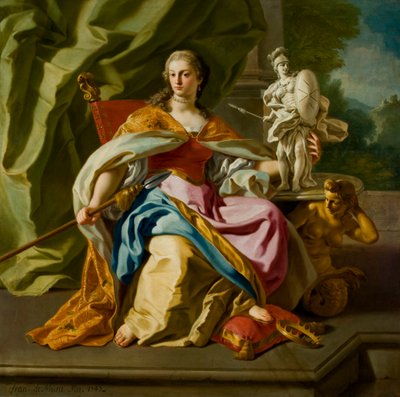 Allegori över adeln i Maltas orden, 1747. av Francesco de Mura
