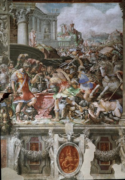 Furius Camillus liv (fresk av Francesco de Rossi Salviati