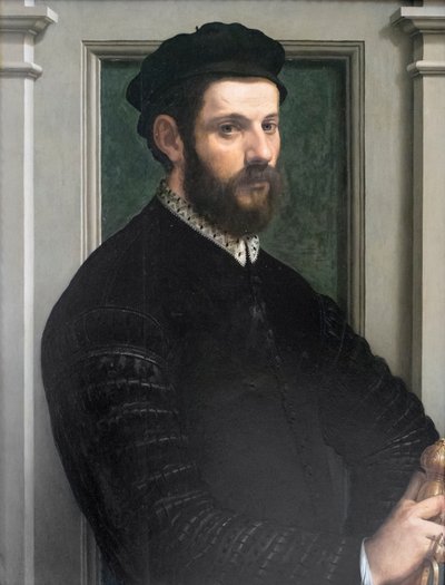 Porträtt av en gentleman av Francesco de Rossi Salviati Cecchino