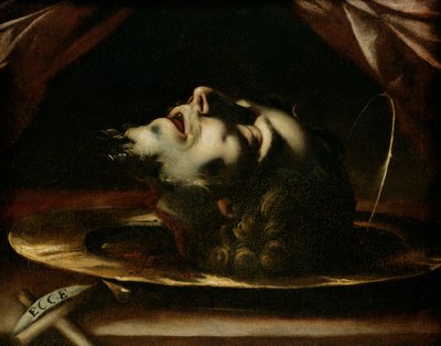 Huvudet av Johannes Döparen av Francesco del Cairo