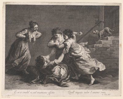 kvinnor som slåss Women Fighting (serietitel) av Francesco del Pedro