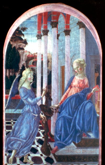 Kungörelse, c1470-1472 av Francesco di Giorgio Martini