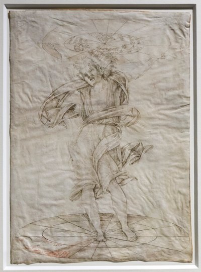 Atlas, ca 1472-74 (penna på pergament) av Francesco di Giorgio Martini