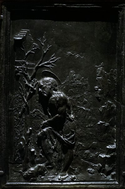 Sankt Jerome Penitent, ca 1470-75 (patinerad brons) av Francesco di Giorgio Martini