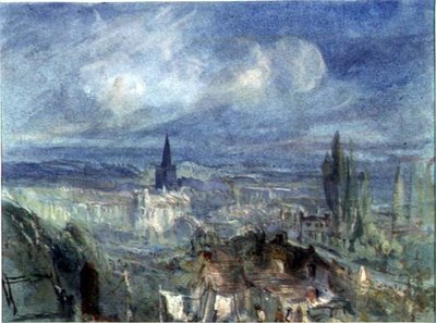 Utsikt över staden Bridgewater, Somerset av Francis Abel William Taylor Armstrong