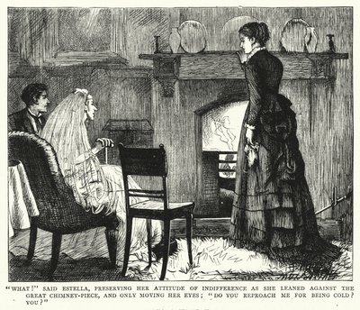 Illustration för stora förväntningar av Charles Dickens (gravyr) av Francis Arthur Fraser