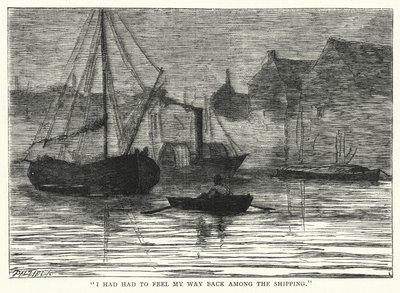 Illustration för stora förväntningar av Charles Dickens (gravyr) av Francis Arthur Fraser