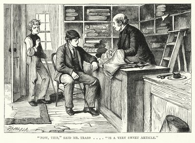 Illustration för stora förväntningar av Charles Dickens (gravyr) av Francis Arthur Fraser