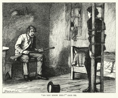 Illustration för stora förväntningar av Charles Dickens (gravyr) av Francis Arthur Fraser