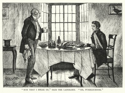 Illustration för stora förväntningar av Charles Dickens (gravyr) av Francis Arthur Fraser