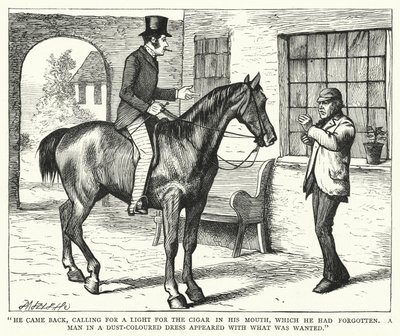 Illustration för stora förväntningar av Charles Dickens (gravyr) av Francis Arthur Fraser