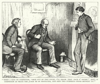 Illustration för stora förväntningar av Charles Dickens (gravyr) av Francis Arthur Fraser