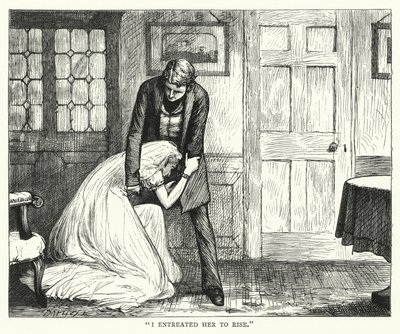 Illustration för stora förväntningar av Charles Dickens (gravyr) av Francis Arthur Fraser