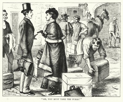 Illustration till Great Expectations av Charles Dickens (gravyr) av Francis Arthur Fraser