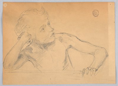 Figurstudie av Francis Augustus Lathrop
