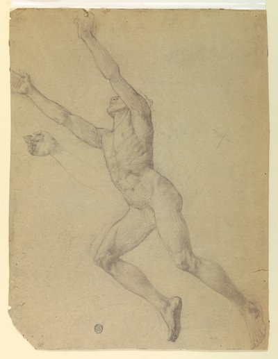 Figurstudie för Diana och hennes skötare bland konstellationerna av Francis Augustus Lathrop