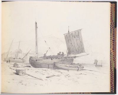 Fiskebåtar av Francis Augustus Lathrop