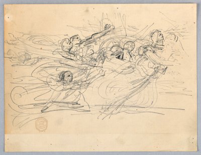 Grupp av änglar av Francis Augustus Lathrop