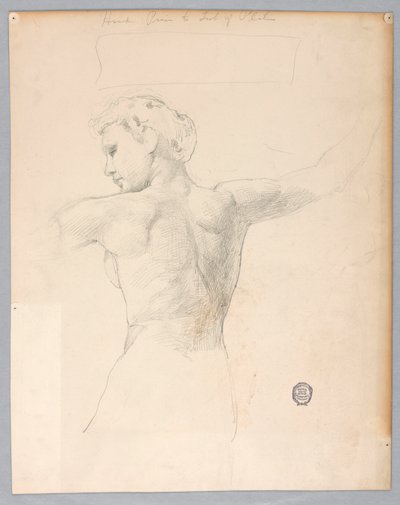 Skiss för "Natt" av Francis Augustus Lathrop